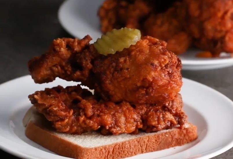 Thu lam ga chien sieu cay, thach thuc cac tin do cua ot hinh anh