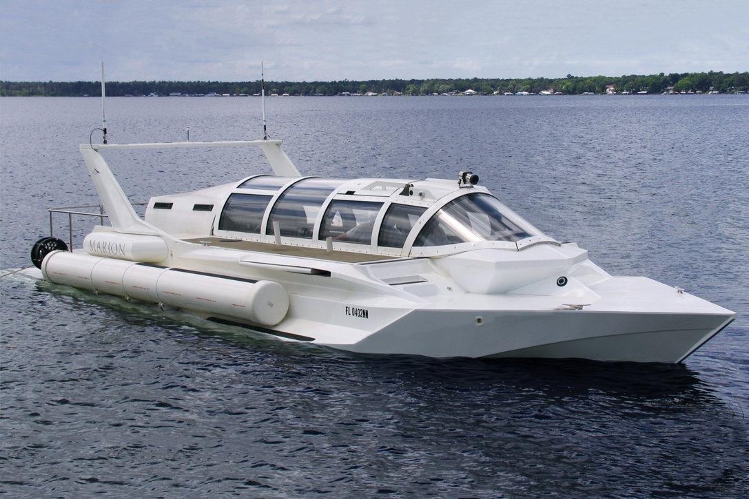 Thuyen cho khach 'bien hinh' thanh tau ngam sieu toc hinh anh