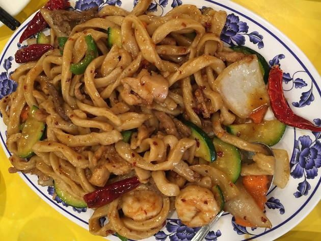 Mon mi duoc lam thu cong nhanh va ngon nhat o My hinh anh