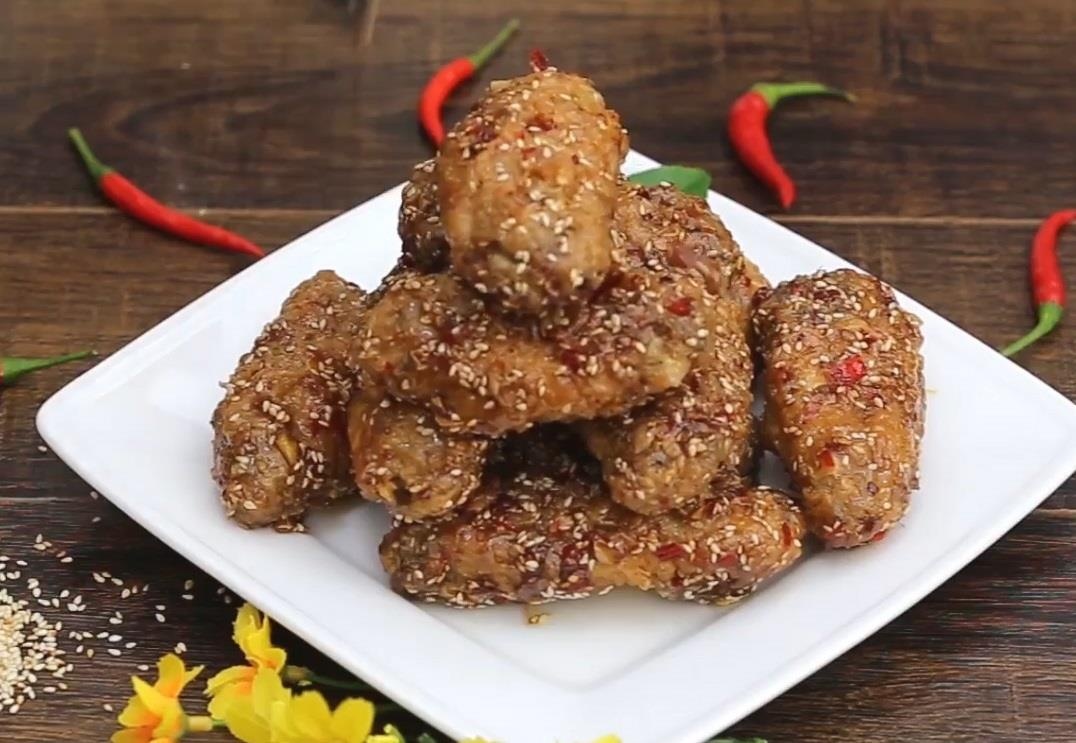 Thu lam canh ga ran gion kieu Han Quoc ngon kho cuong hinh anh