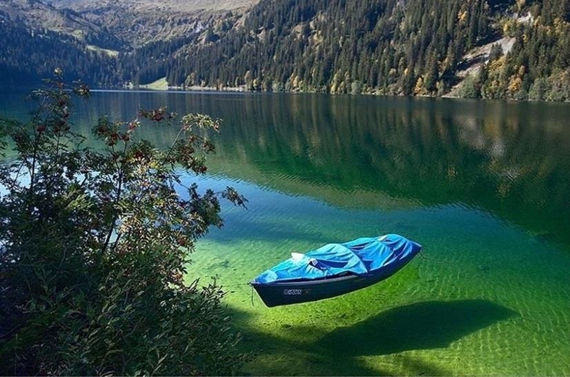 Ho tu nhien sach nhu nuoc cat tai New Zealand hinh anh