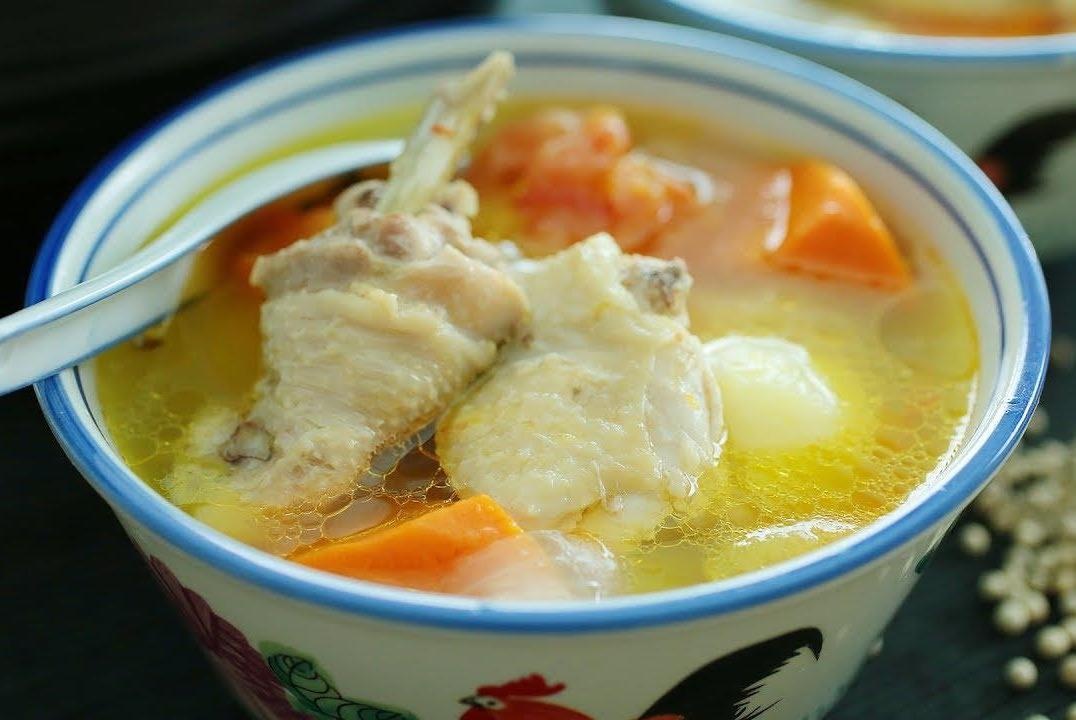 Thu ham canh ga khoai tay chieu dai ca gia dinh hinh anh