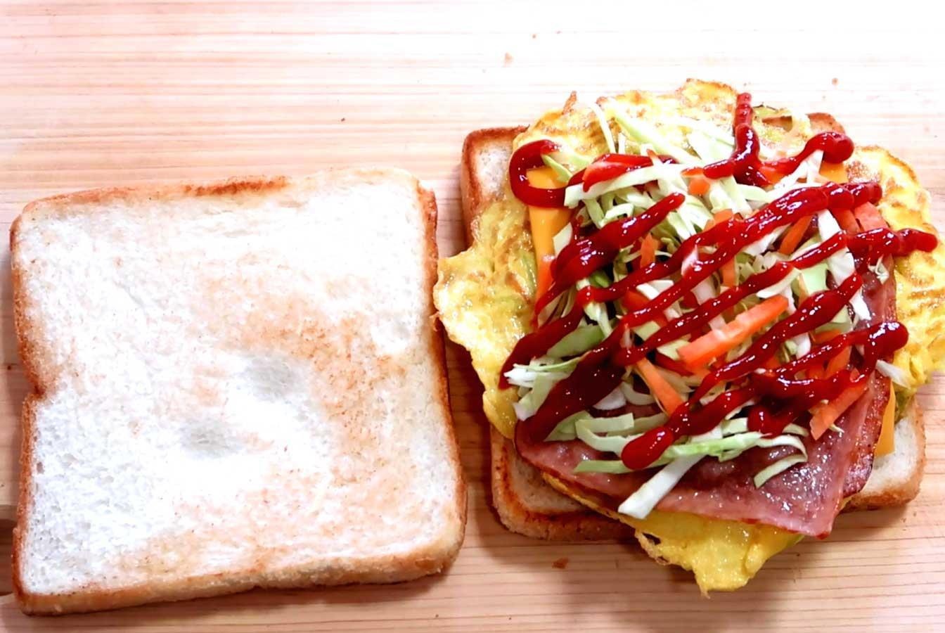 Mon banh kep nuong man hut khach o Han Quoc hinh anh