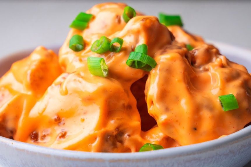 Tom phu sot mayonnaise, mon ngon chieu long nguoi sanh an hinh anh