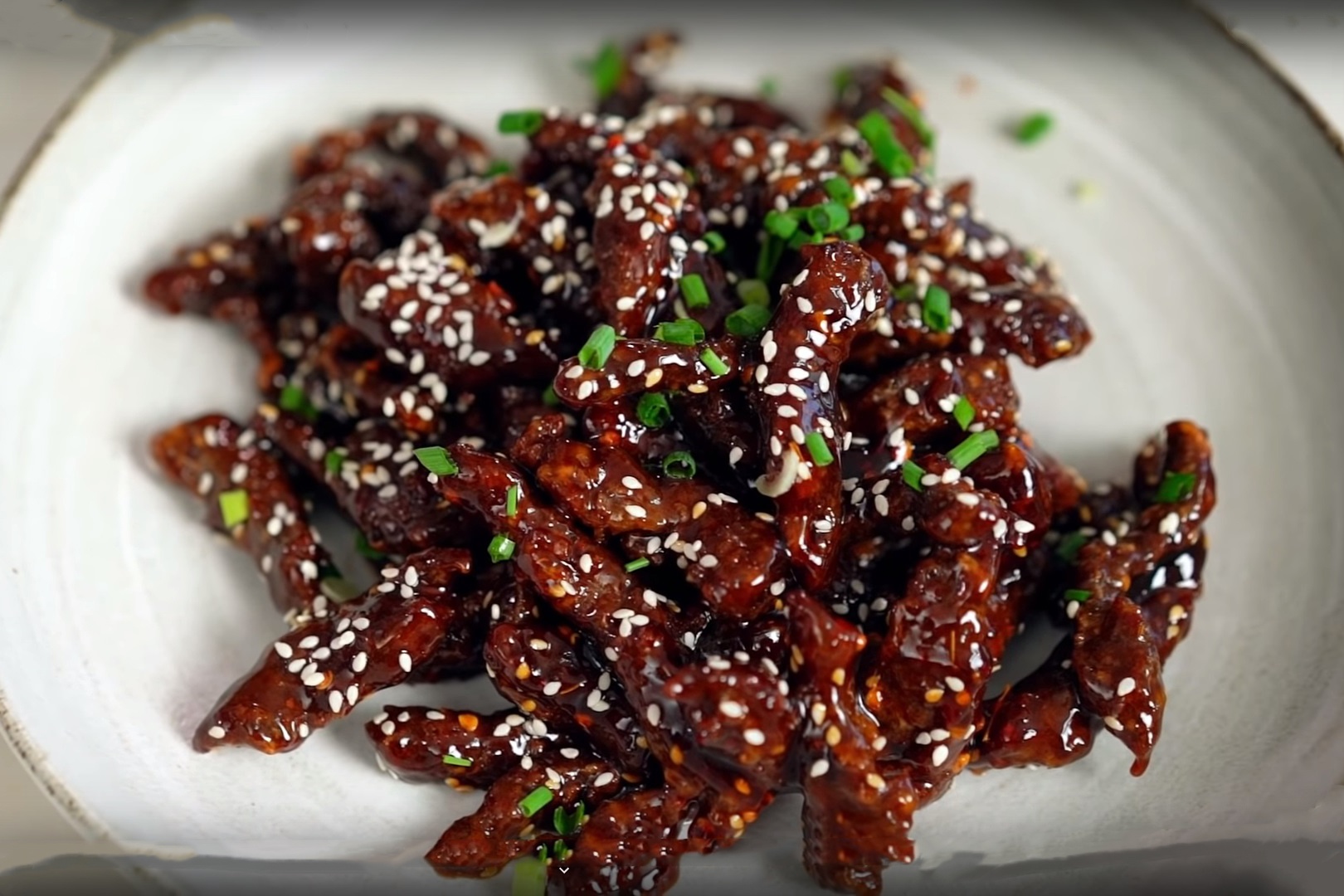 Cach lam thit bo sot mat ong dam mau, chuan vi hinh anh