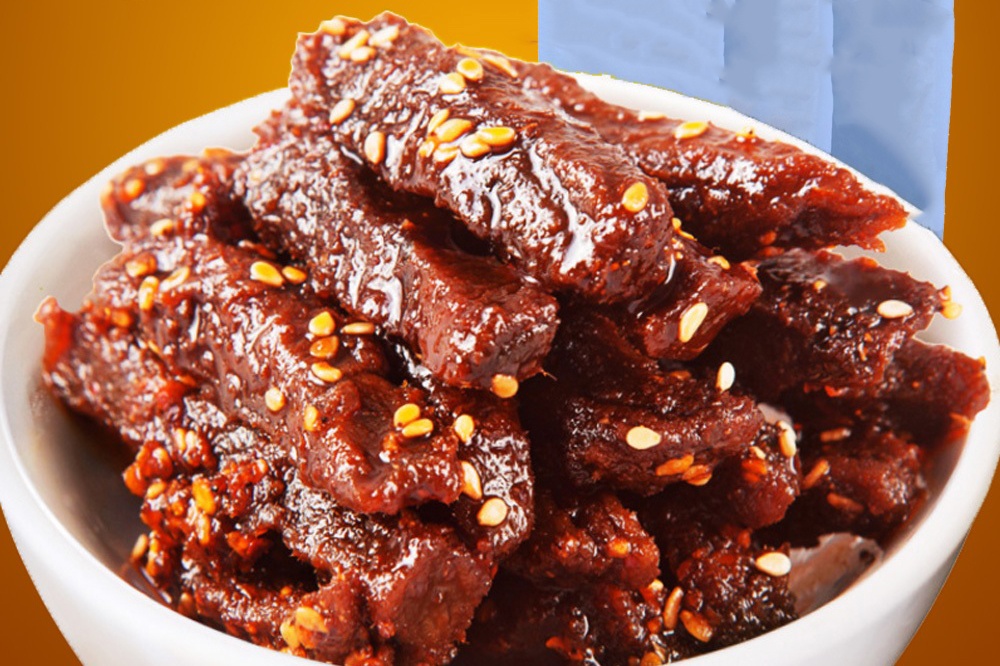 Kho bo mieng deo cay - mon an vat ngon cho dip Tet hinh anh