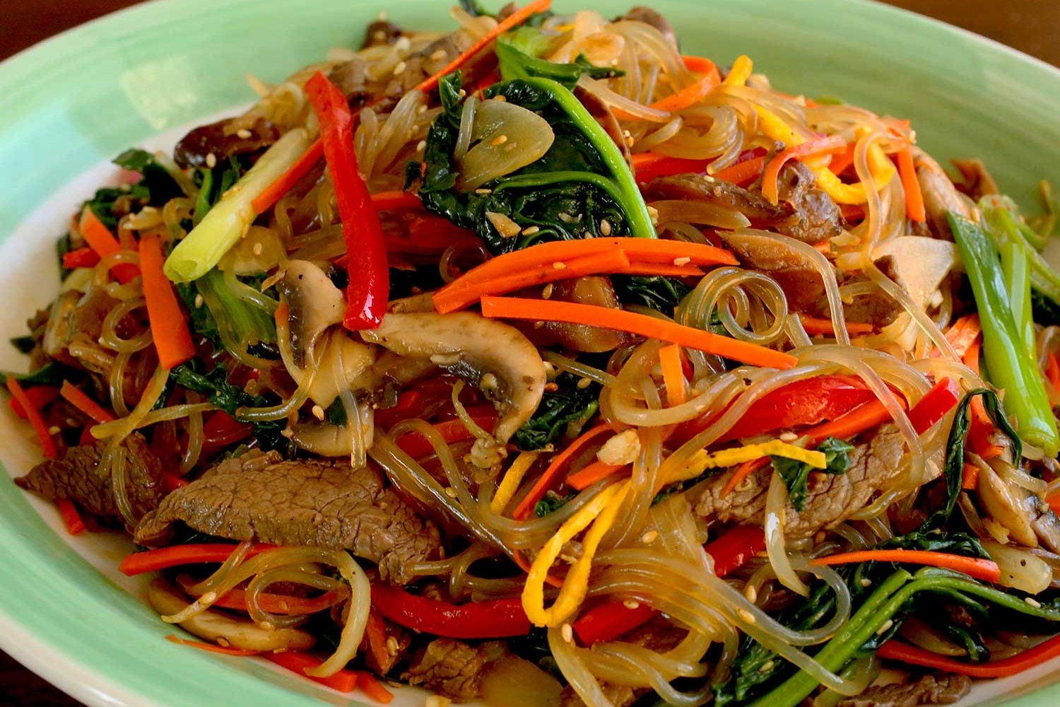 Bi quyet lam mien xao bo kieu Trieu Tien hinh anh