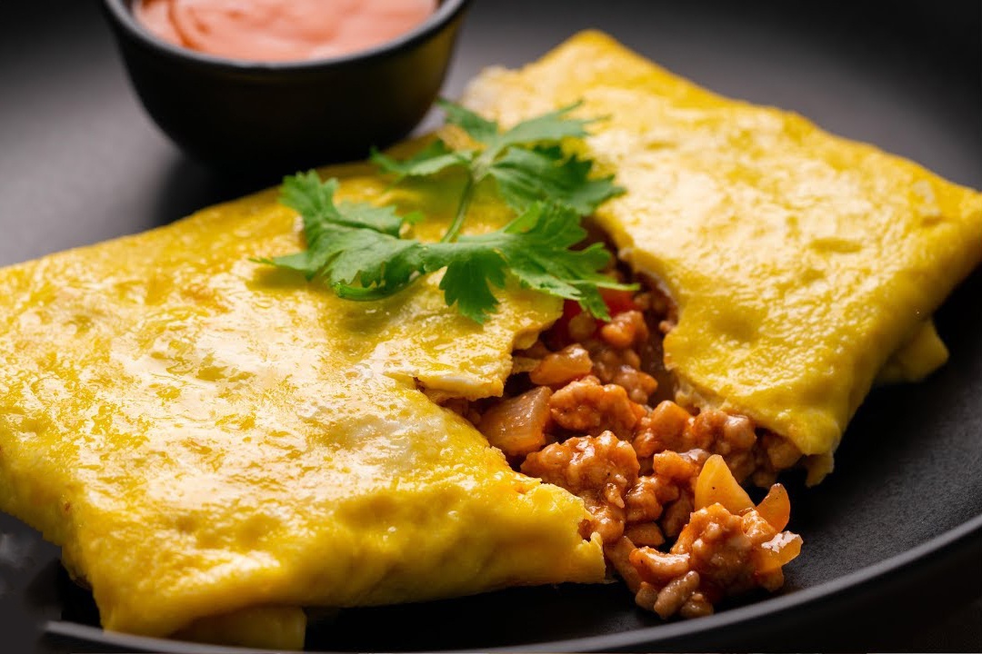 Tuyet chieu lam trung op let nhan thit heo chua ngot hinh anh