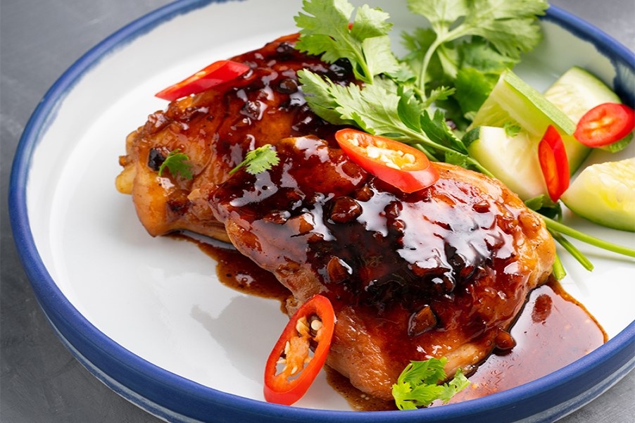 Cach lam ma dui ga sot duong nau vua mieng hinh anh