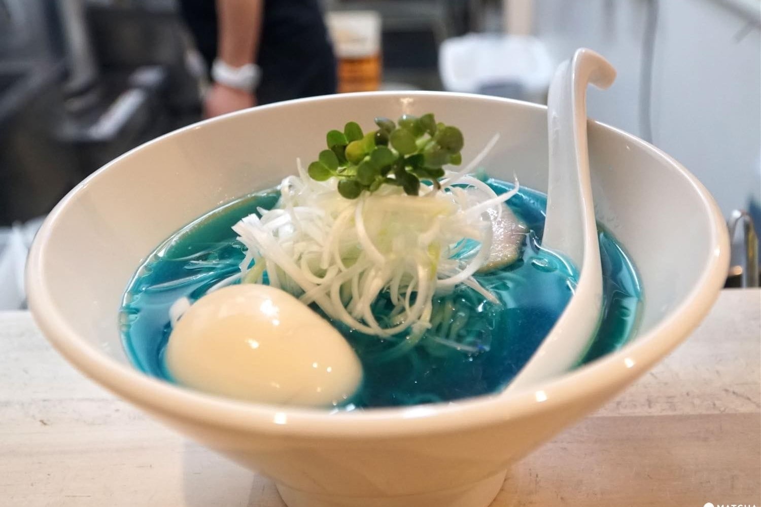 Mon ramen xanh ky la chi co o Nhat Ban hinh anh