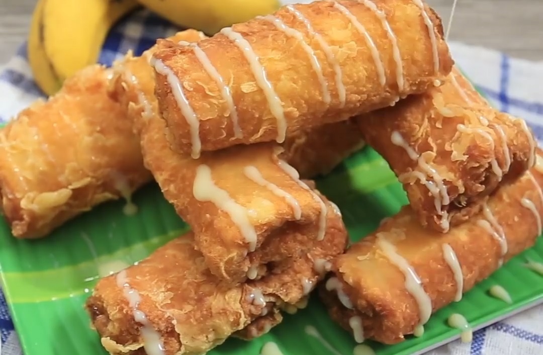 Tro tai noi tro voi mon banh mi boc chuoi chien gion hinh anh