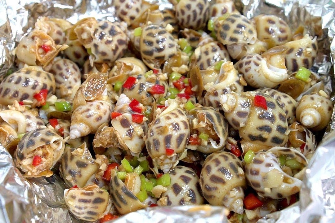 Cong thuc nuong oc huong ngon bang giay bac hinh anh