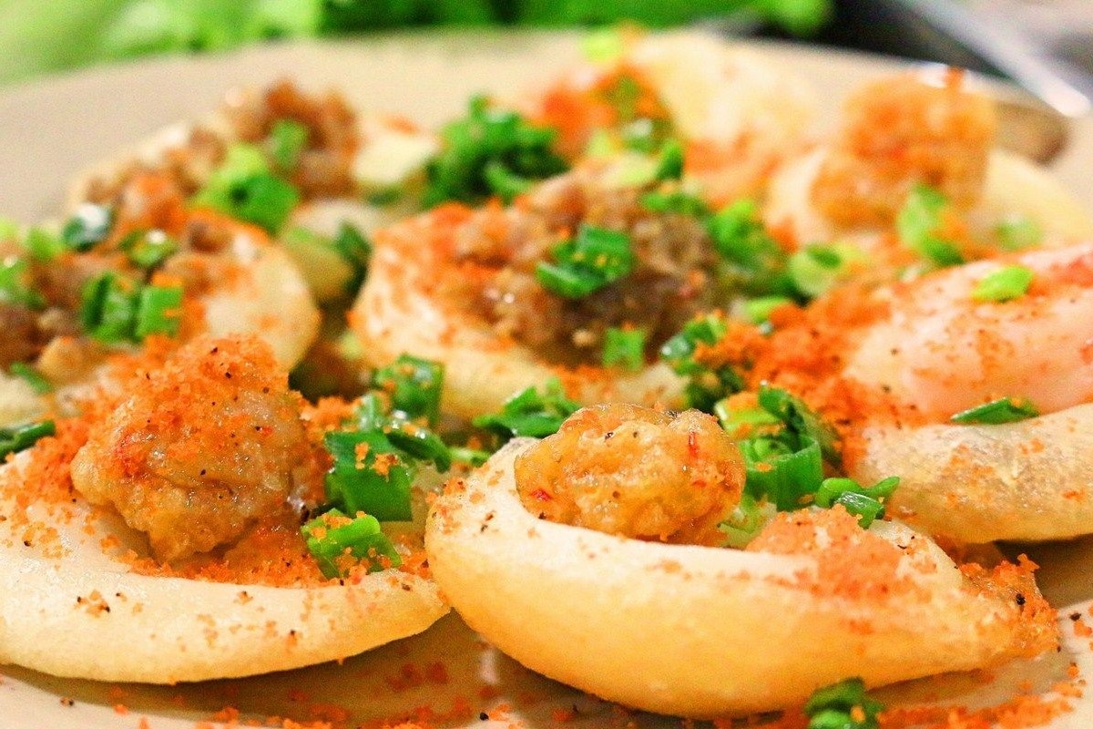 Cach lam banh khot tom chuan mien Tay hinh anh