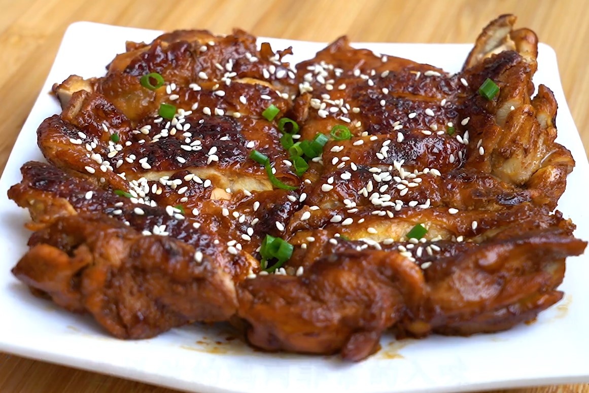 Meo lam dui ga sot mat ong mau dep, thit thom hinh anh