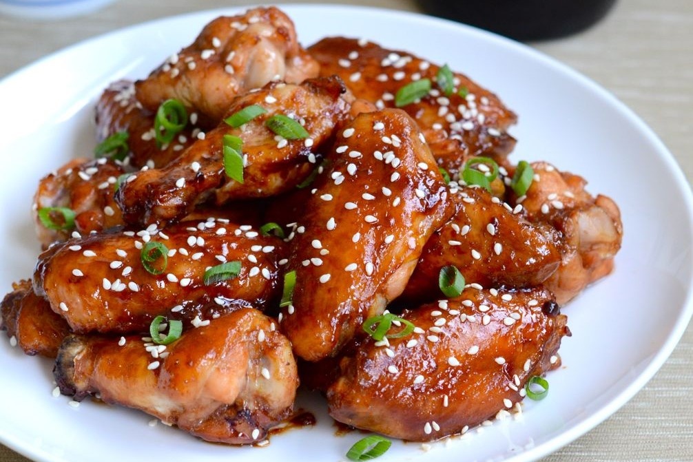 Ga nuong sot xi dau mat ong chuan com me nau hinh anh