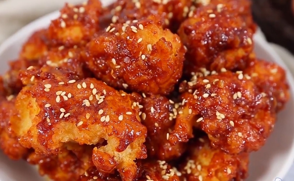 Cong thuc lam ga chien cay sot pho mai vi chuan Han hinh anh