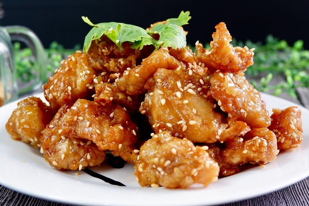 Thit ga sot xi dau, mat ong bang noi chien khong dau hinh anh