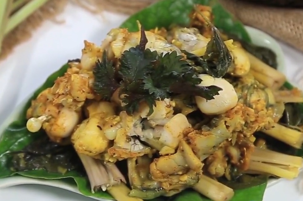 Mon ech hap sa ngon dam da hinh anh