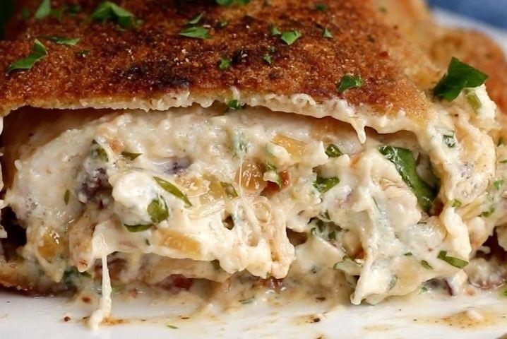 Cach lam luon ga chien pho mai kem hinh anh