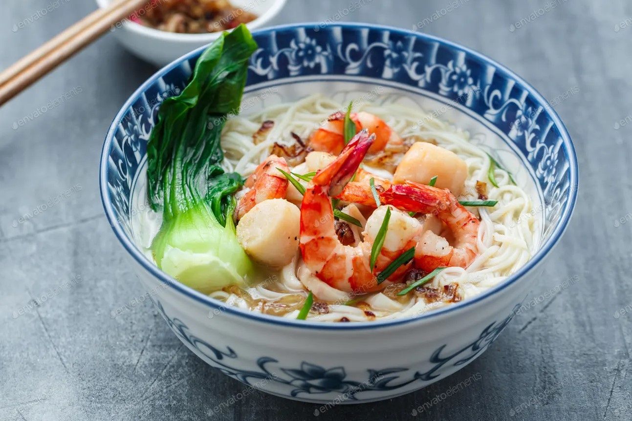 Cach nau bun hai san don gian hinh anh