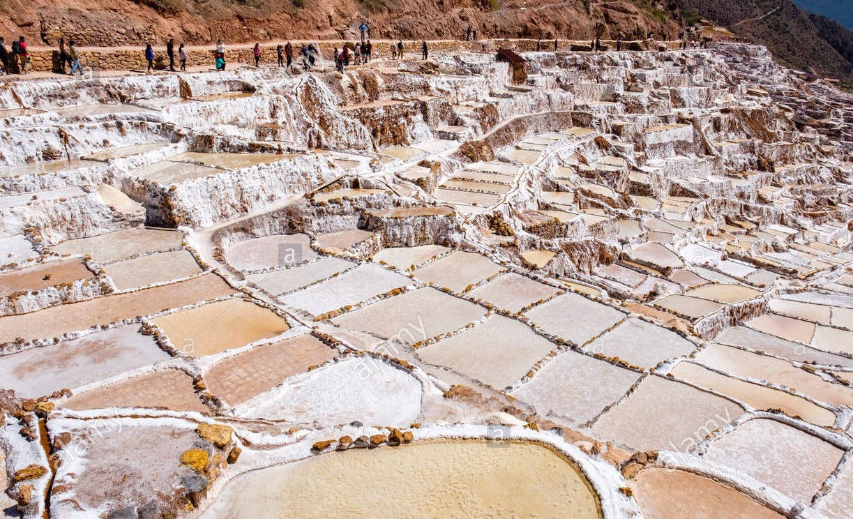 Mo muoi co dai nhin nhu ruong bac thang o Peru hinh anh