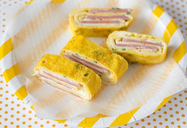 Lam mon trung cuon nhan thit nguoi pho mai hinh anh