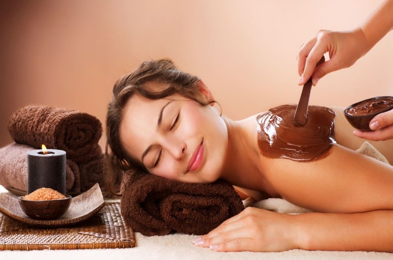 Khu nghi duong dung chocolate de massage cho khach hinh anh