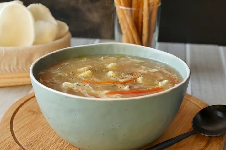 Huong dan lam sup ga rau cu dam da hinh anh