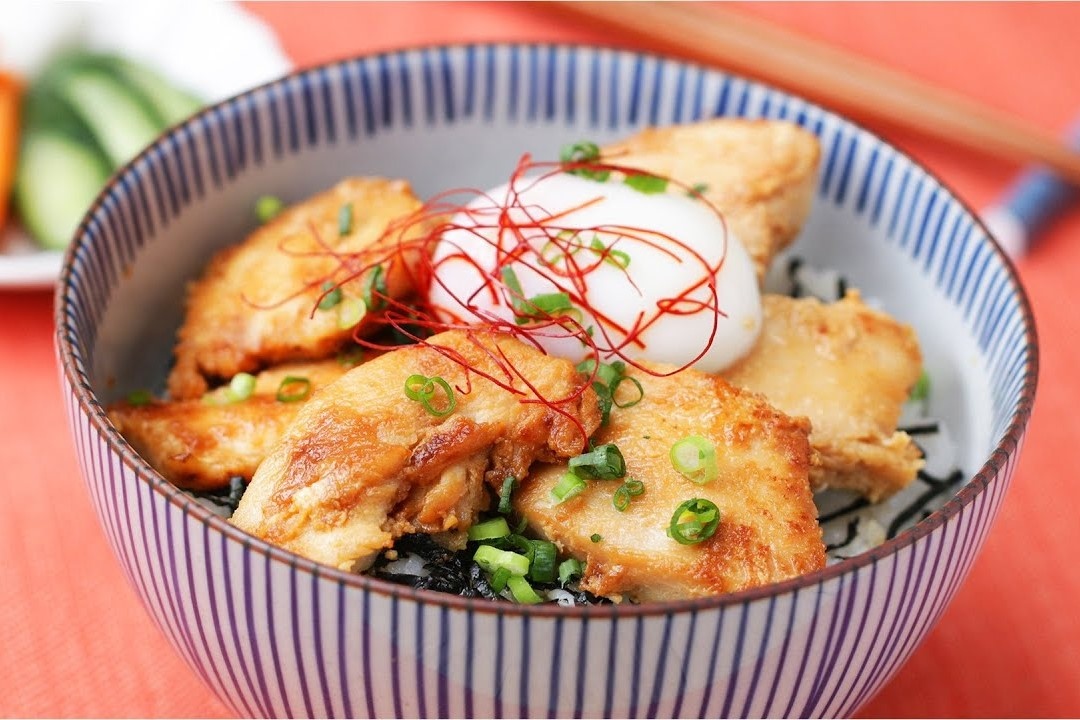 Cach lam com trung chan, uc ga cua nguoi Nhat hinh anh