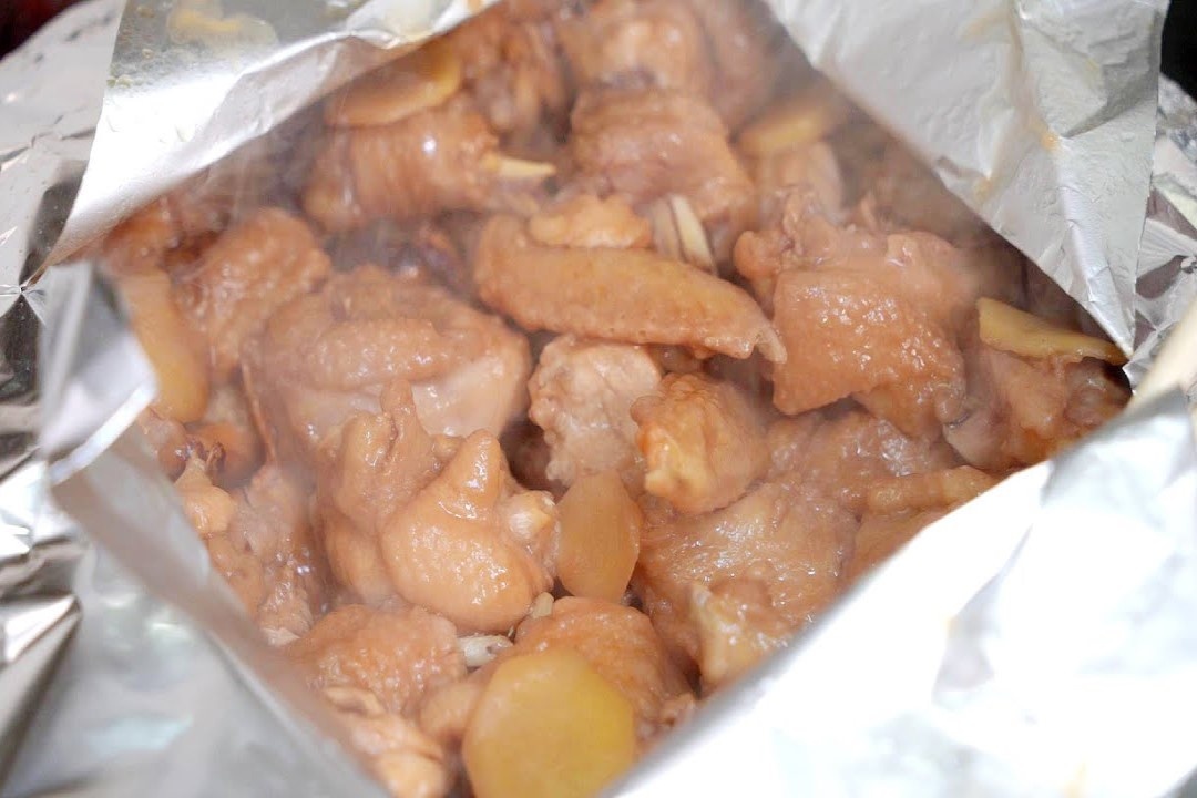 Hoc lam thit ga nuong thao moc hinh anh