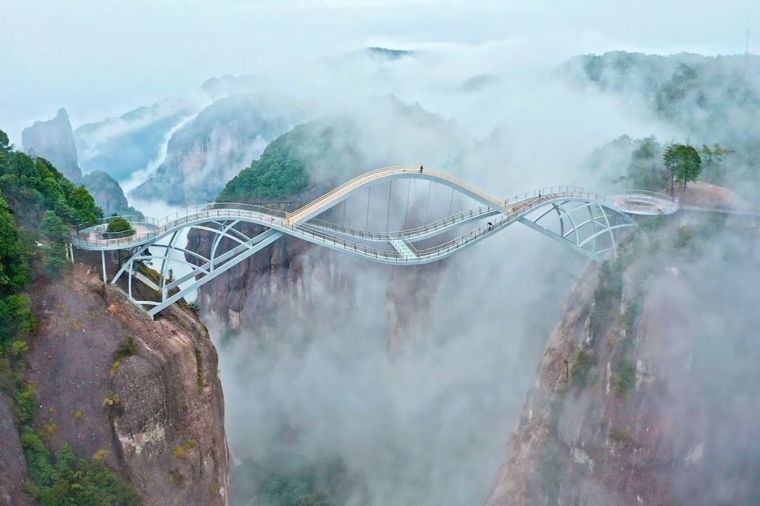 Cay cau co ket cau la mat o Trung Quoc hinh anh