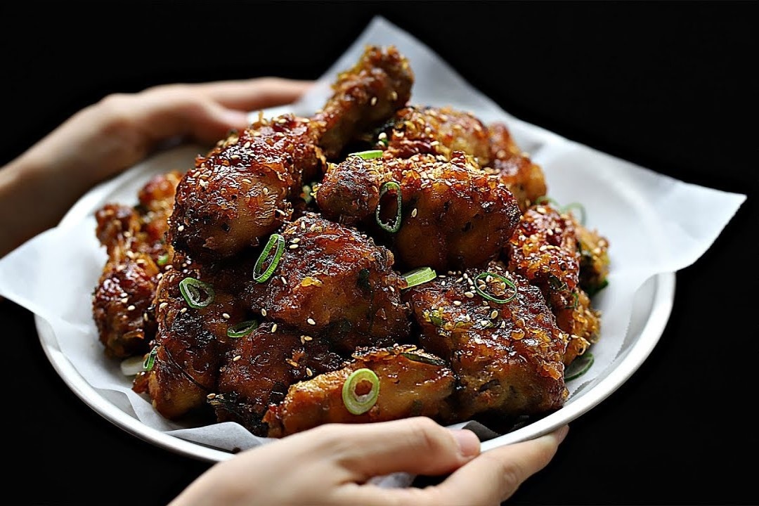 Cach lam ga chien gion tam xi dau hinh anh