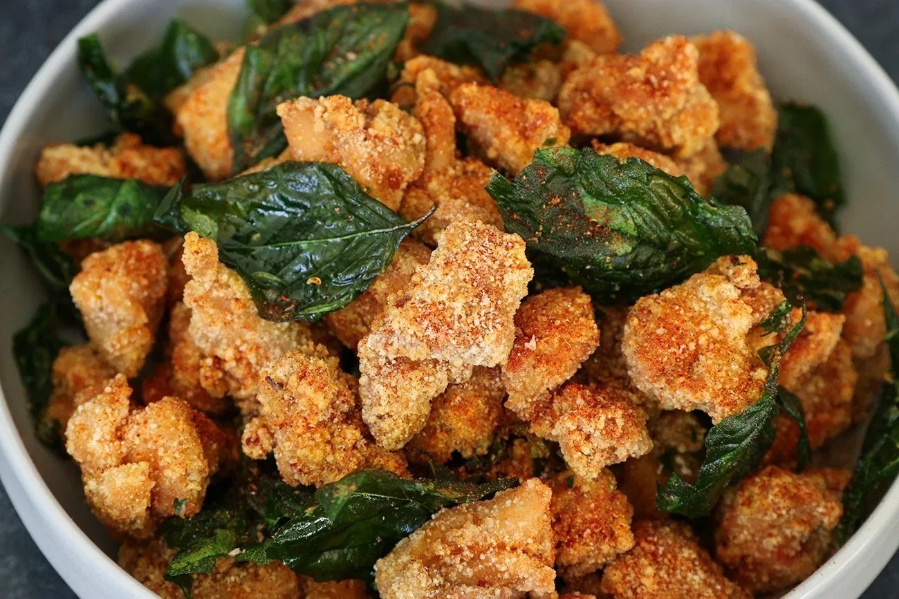 Cach lam ga chien la que gion rum hinh anh