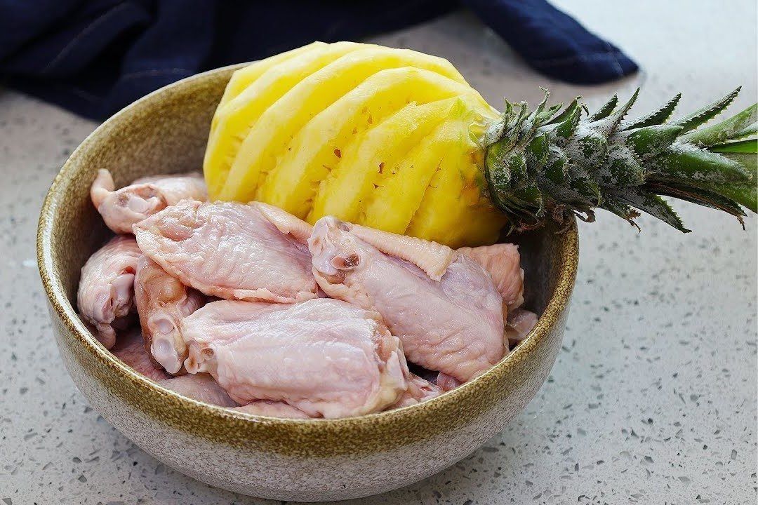 Cach lam canh ga xao dua dua com hinh anh