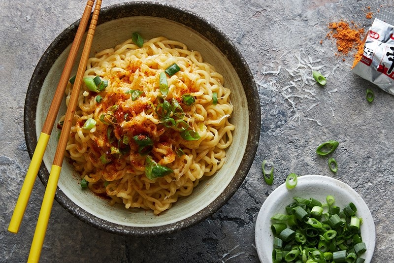 Bien mi an lien thanh mon an sang trong hinh anh