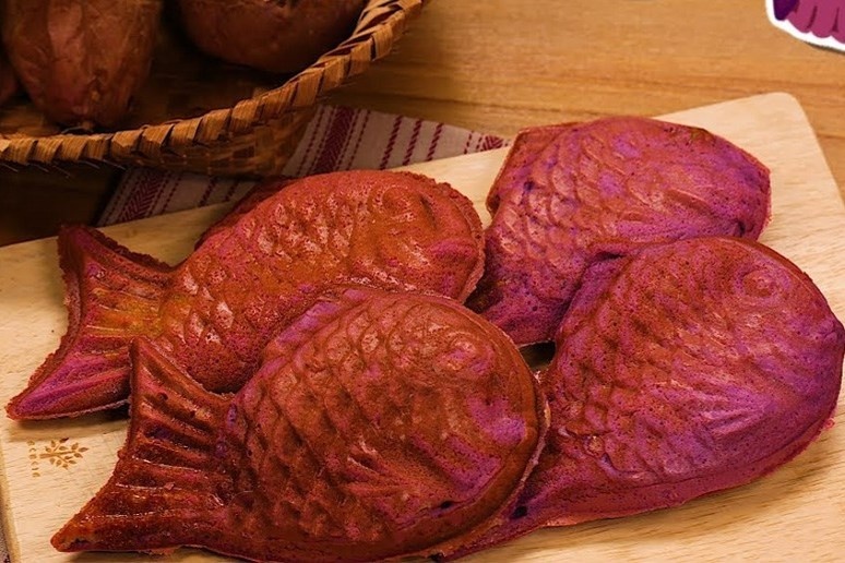 Meo lam banh ca khoai lang thom ngay hinh anh