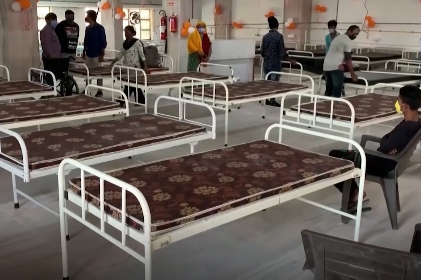 An Do dung ngoi den lam trung tam cham soc benh nhan Covid-19 hinh anh