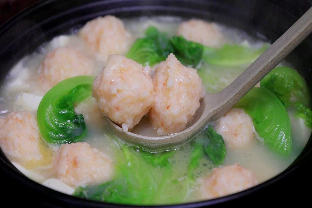 Cach lam canh tom vien nau dau hu dua com hinh anh