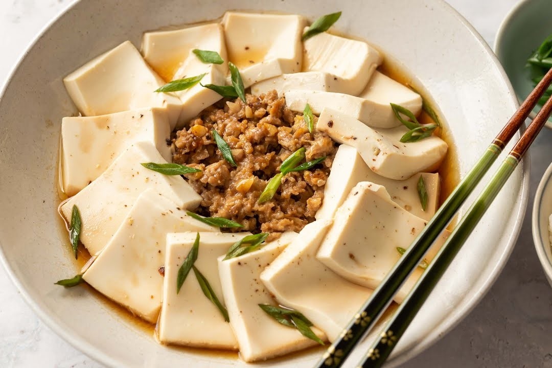 Cach lam dau hu hap thit xi dau hao com hinh anh