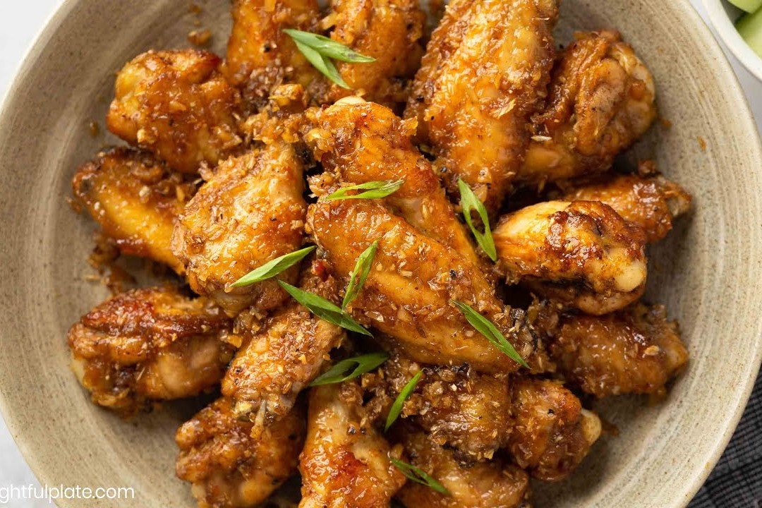 Lam canh ga chien mam sa bang noi chien khong dau hinh anh