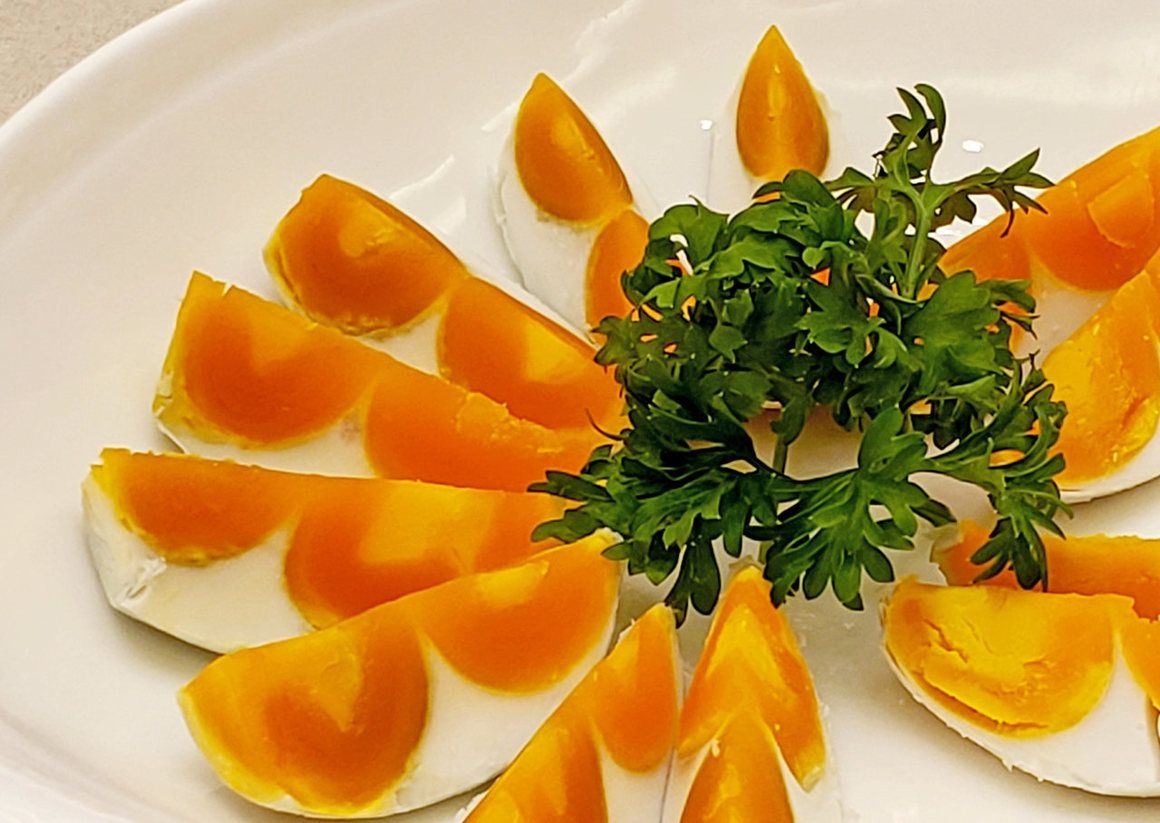 Trung vit muoi hai long do anh 1