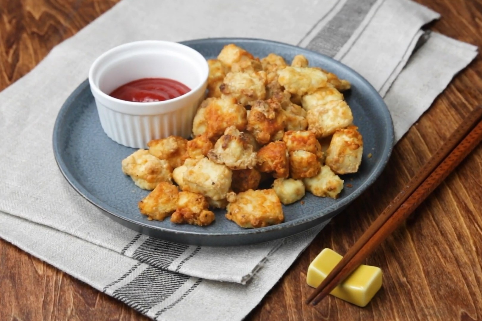 Cong thuc dau hu nuong gion hao com hinh anh