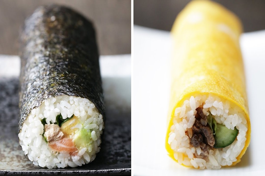 2 cach lam sushi cuon chuan nguoi Nhat hinh anh