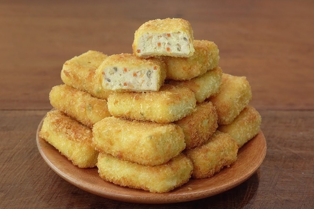 Mon an vat dau hu rau cu chien gion hinh anh