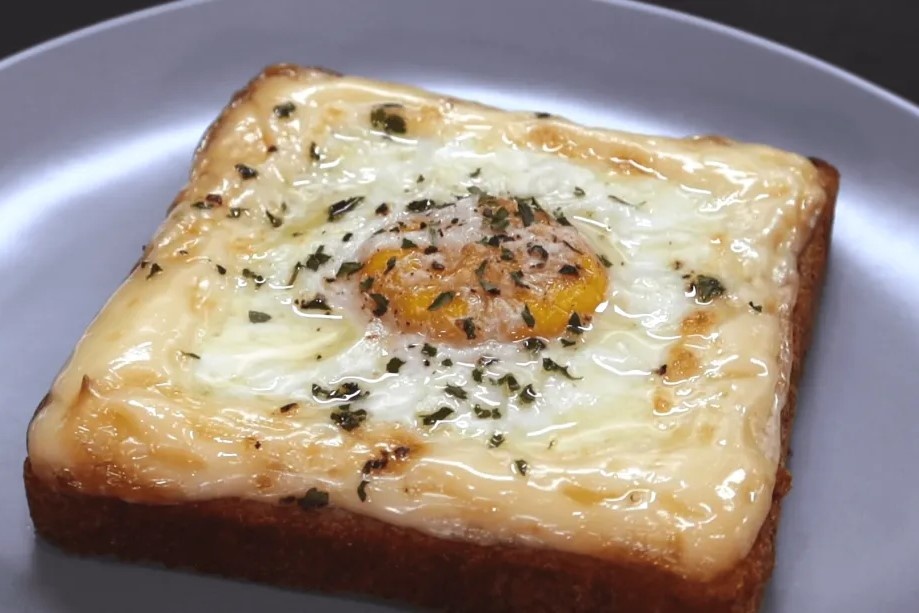 10 phut lam sandwich trung bang noi chien khong dau hinh anh