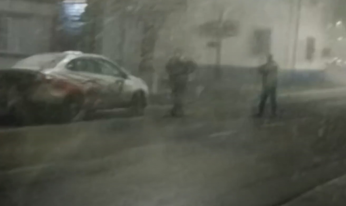 Tuyet roi 'nghin nam co mot' o Brazil hinh anh