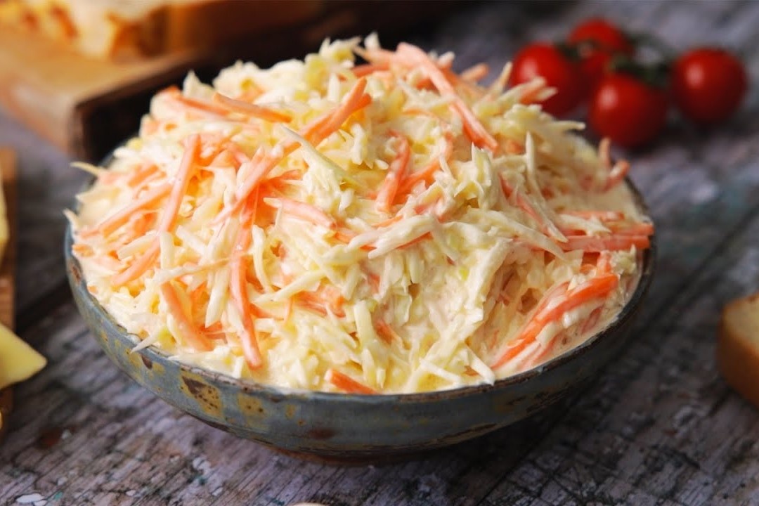 Mon salad bap cai va ca rot chong ngan hinh anh