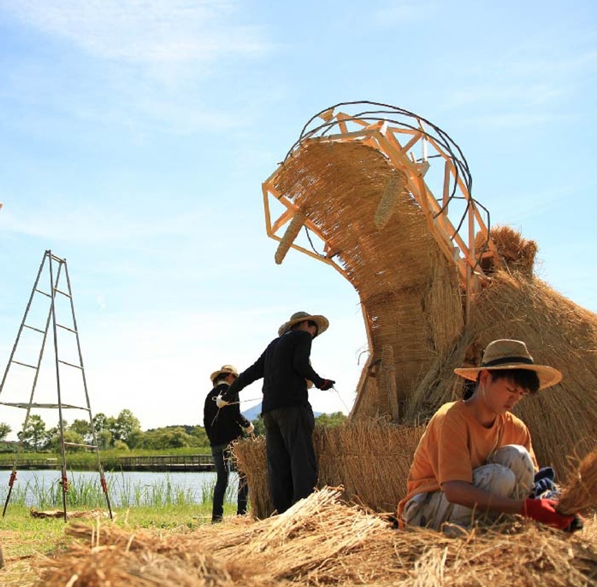 Lễ hội rơm ở Nhật ảnh 8 Le hoi rom o Nhat anh 8