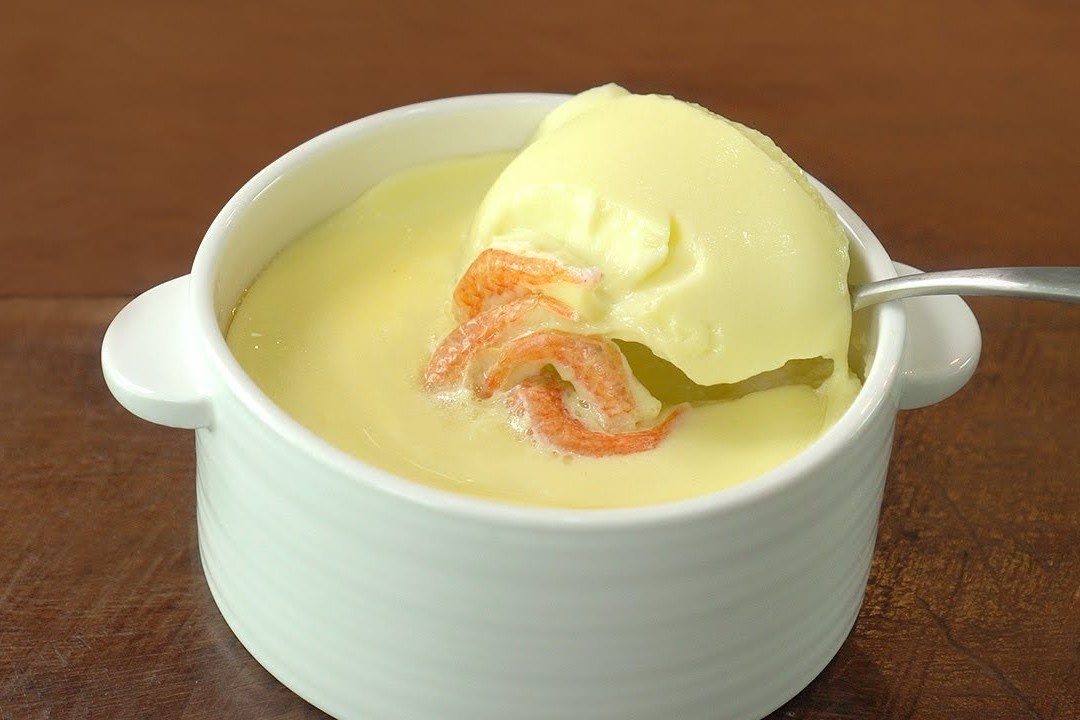 Meo lam trung hap mem min cho bua sang hinh anh