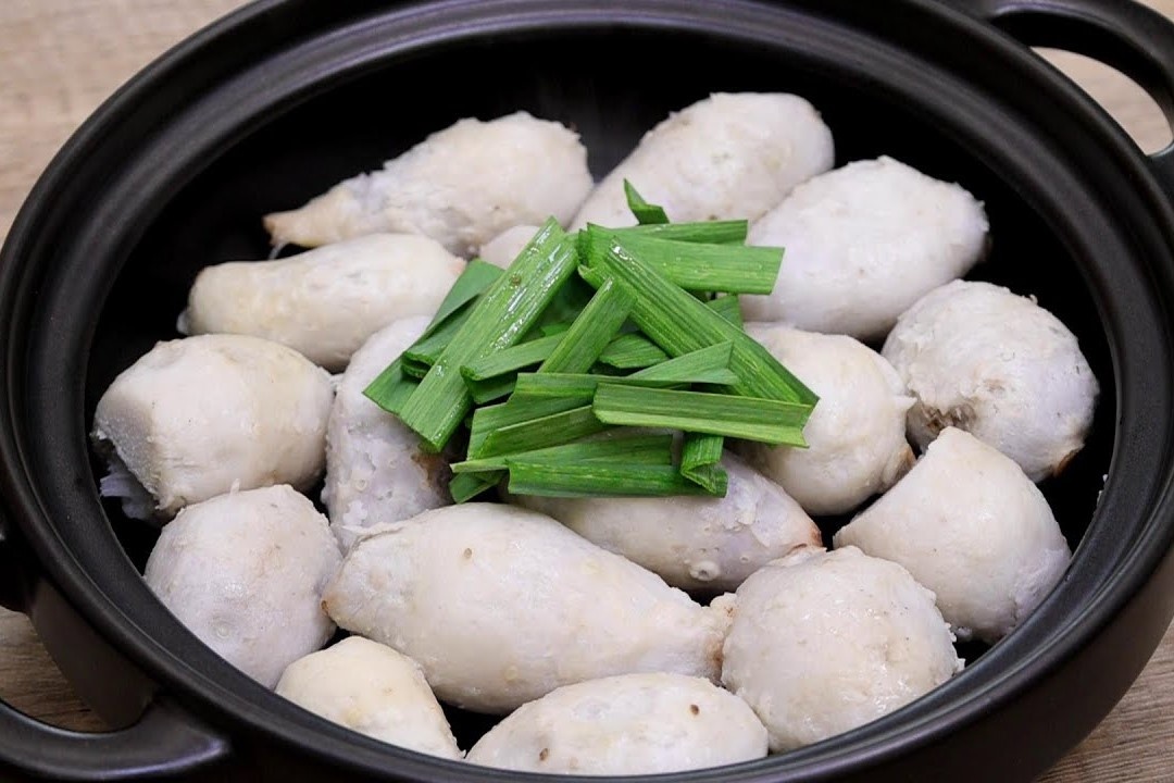 Khoai so nau thit bam cho mam com chieu hinh anh